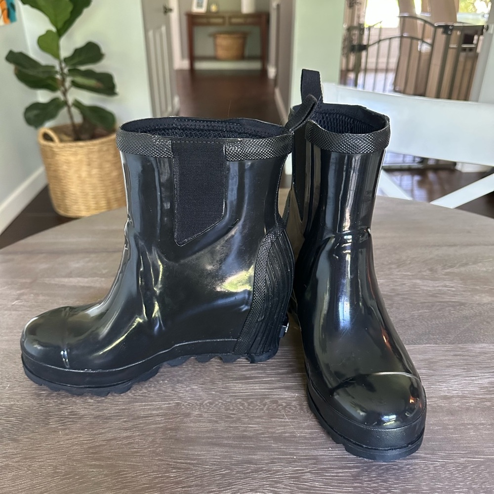 Sorel Joan Rain Wedge Waterproof Rain Boots Women’s Size 7